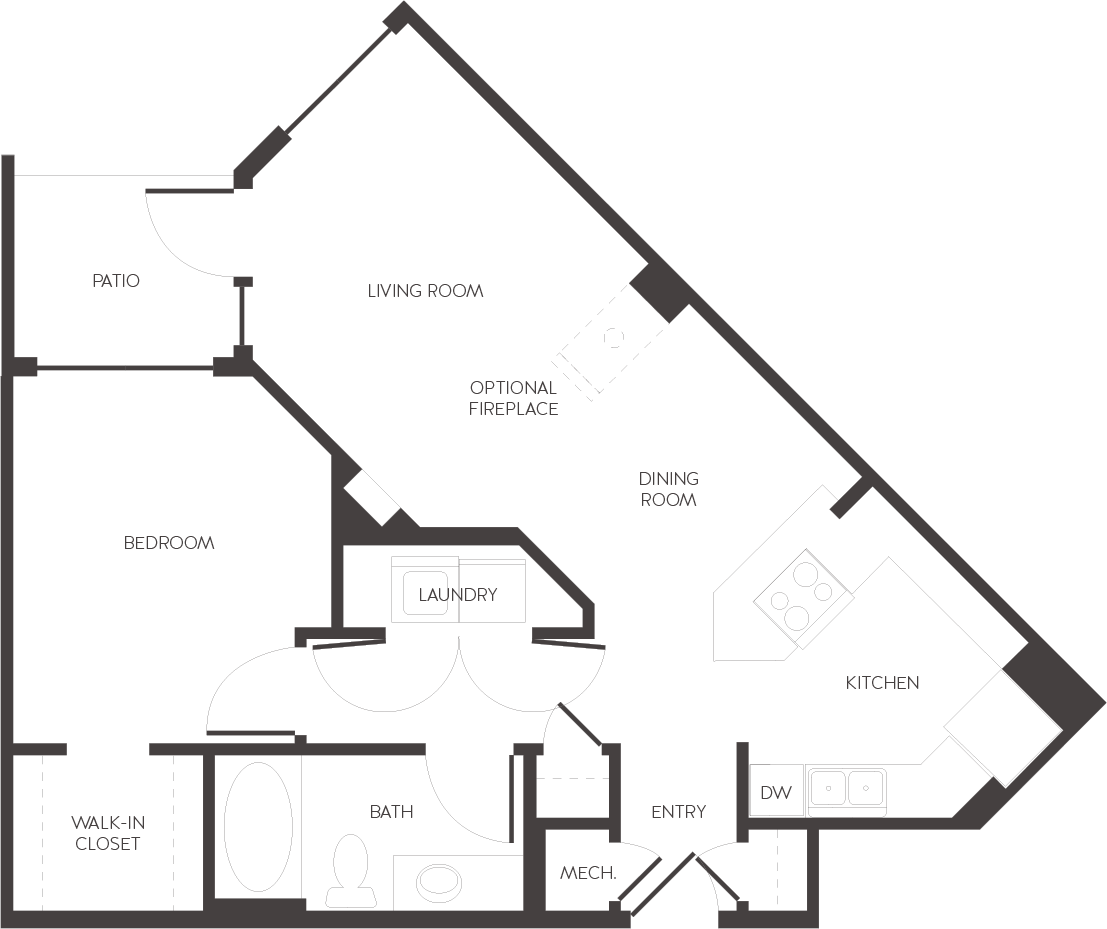 Floor Plans of City House Apartments in Denver, CO